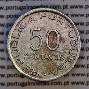 São Tomé and Príncipe, 50 Centavos 1948 Bronze-nickel, former Portuguese colony, (VF), WorldCoins Saint Thomas & Prince KM8