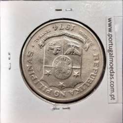 Philippines 1 Piso 1974 Copper-Nickel-Zinc, (XF), Coins of the World Philippines KM 203