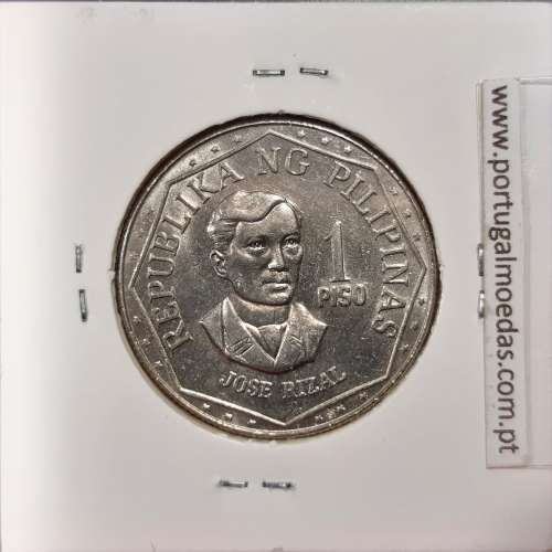 Filipinas 1 Piso 1978 Cupro-Niquel, (Bela), World Coins Philippines KM 209.1