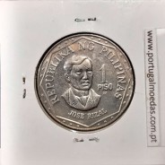 Philippines 1 Piso 1981 BSP Copper-Nickel, (AU), Coins of the World Philippines KM 209.2