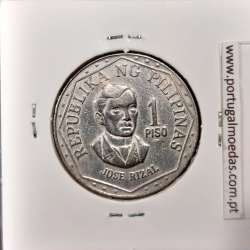 Filipinas 1 Piso 1981 BSP Cupro-Niquel, (MBC+), World Coins Philippines KM 209.2