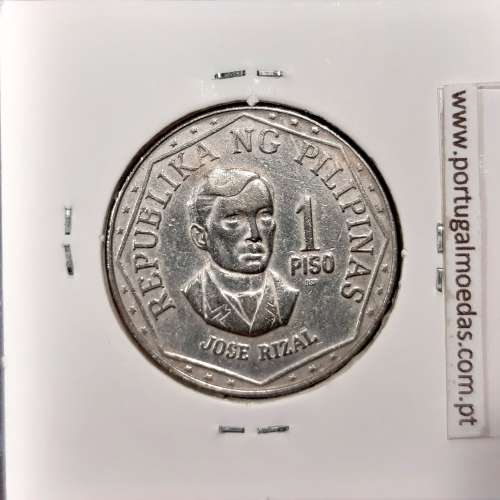 Filipinas 1 Piso 1981 BSP Cupro-Niquel, (MBC+), World Coins Philippines KM 209.2