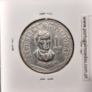 Philippines 1 Piso 1981 BSP Copper-Nickel, (XF+), Coins of the World Philippines KM 209.2