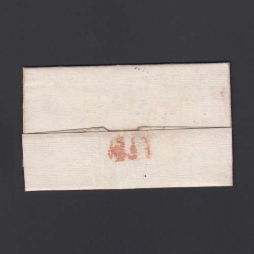 Carta Pré-Filatélica circulada de Coimbra para Lisboa datada de 024-08-1829