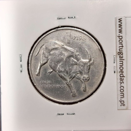 Philippines 1 Piso 1989 Copper-Nickel, (XF), Coins of the World Philippines KM 243.1