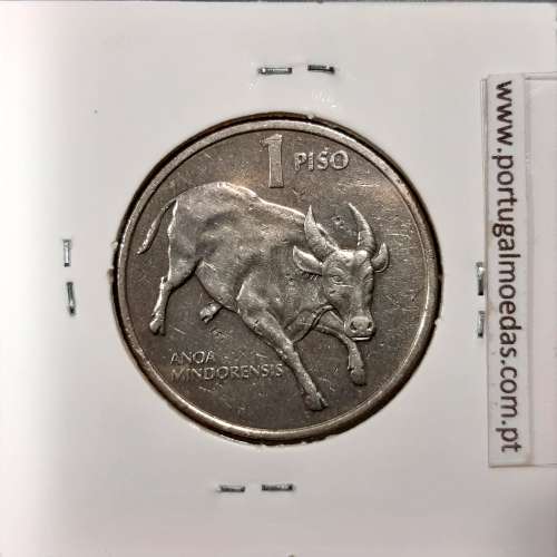Philippines 1 Piso 1990 Copper-Nickel, (VF), Coins of the World Philippines KM 243.1