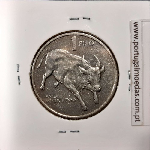 Philippines 1 Piso 1990 Copper-Nickel, (VF), Coins of the World Philippines KM 243.1