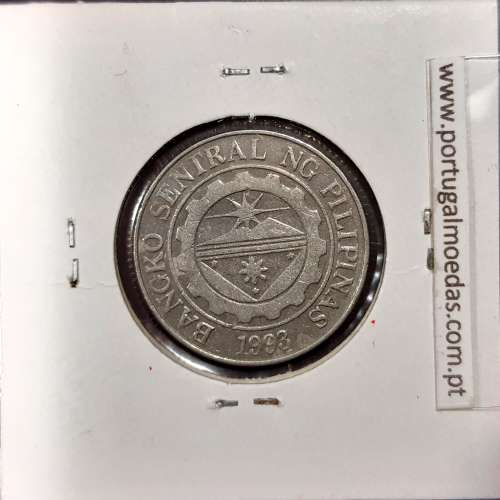 Filipinas 1 Piso 1996 Cupro-Niquel, (MBC+), World Coins Philippines KM 269