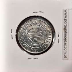 Filipinas 1 Piso 1999 Cupro-Niquel, (Sob), World Coins Philippines KM 269