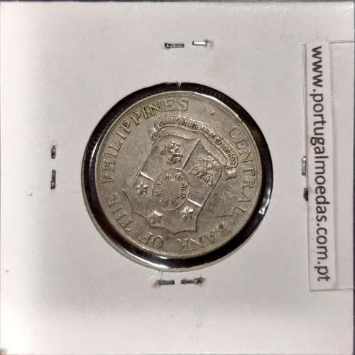 Filipinas 25 Centavos 1964 Cupro-Niquel, (MBC+), World Coins Philippines KM 189.1