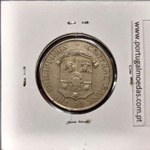 Filipinas 25 Centavos 1966 Cupro-Niquel, (MBC+), World Coins Philippines KM 189.1