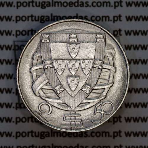 Portugal 2‑1/2 Escudos 1947 silver – (XF) – Reverse (brightness variation 1) – Ref. RP.02.AG.R.30.10.A6