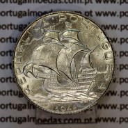2$50 Escudos 1948 prata, 2 escudos e 50 centavos 1948 em prata da Republica Portuguesa, (Soberba), World Coins Portugal KM 580