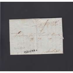 Carta Pré-Filatélica circulada de Coimbra para Lisboa datada de 10-12-1829