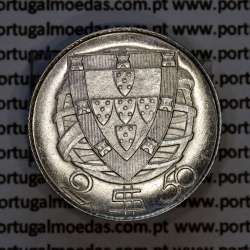 Portugal, silver coin 2$50 Escudos 1932, 2-1/2 or 2.5 Escudos 1932 Portuguese Republic, (AU), World Coins Portugal KM 580