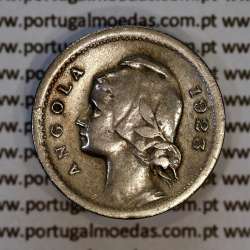 10 Centavos 1923 Cupro-Níquel Angola, Ex-Colónia portuguesa de Angola, (MBC+), World Coins Angola KM 63
