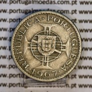Cabo Verde, 2$50 1953 cuproníquel, dois escudos e cinquenta centavos 1953 cuproníquel, (MBC+), World Coins Cape Verde KM 9