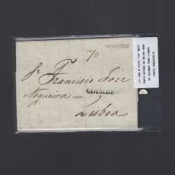 Carta Pré-Filatélica circulada de Coimbra para Lisboa datada de 06-03-1830