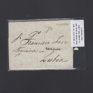 Carta Pré-Filatélica circulada de Coimbra para Lisboa datada de 06-03-1830