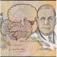 Nota de 10000 Escudos Egas Moniz 12 de Janeiro 1989, Chapa 1, Banco de Portugal, World Paper Money Pick 185a, (Circulada)
