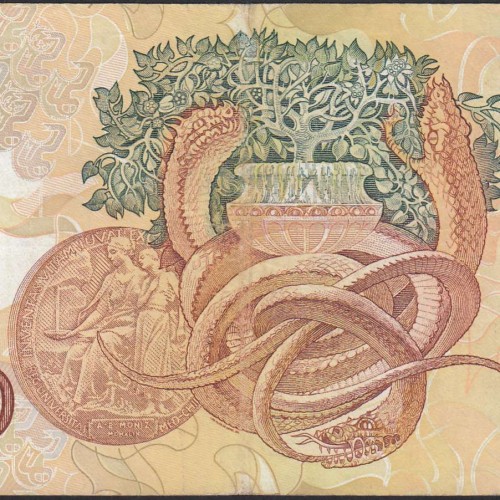 Nota de 10000 Escudos Egas Moniz 14 de Dezembro 1989, Chapa 1, Banco de Portugal, World Paper Money Pick 185b, (Circulada)