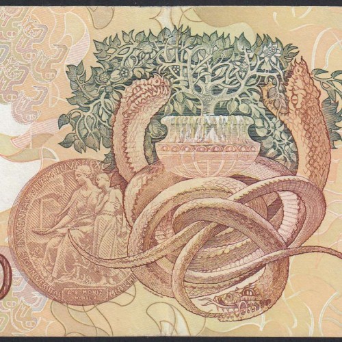 10,000 Escudos Banknote Egas Moniz May 16, 1991, Plate 1, Bank of Portugal, World Paper Money Pick 185c, (Circulated)