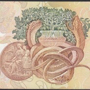 10,000 Escudos Banknote Egas Moniz May 16, 1991, Plate 1, Bank of Portugal, World Paper Money Pick 185c, (Circulated)