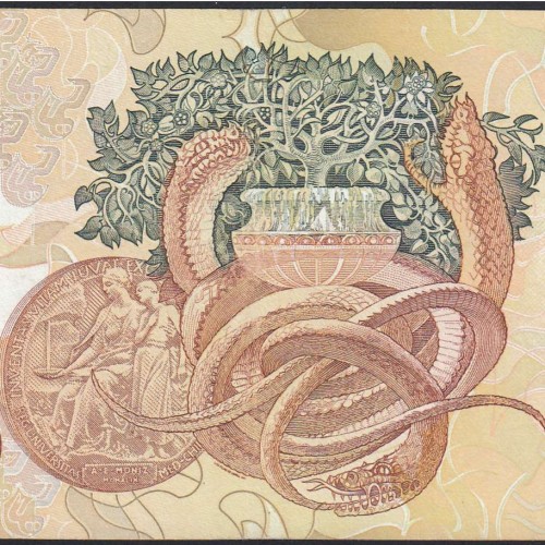 10,000 Escudos Banknote Egas Moniz December 14, 1989, Plate 1, Bank of Portugal, World Paper Money Pick 185b, (Circulated)