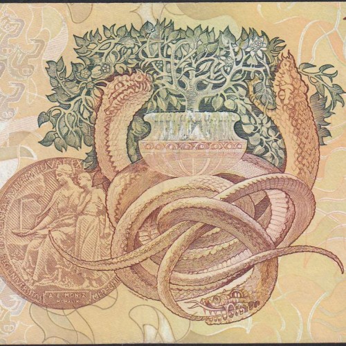 Nota de 10000 Escudos Egas Moniz 14 de Dezembro 1989, Chapa 1, Banco de Portugal, World Paper Money Pick 185b, (Circulada)