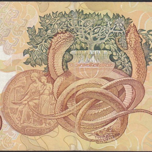 10000 Escudos Banknote Egas Moniz January 12, 1989, Plate 1, Bank of Portugal, World Paper Money Pick 185a (Circulated