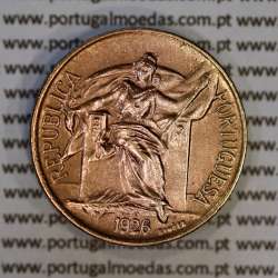 50 Centavos 1926 Bronze-Alumínio, Republica Portuguesa, (Bela/Soberba), World Coins Portugal KM 575
