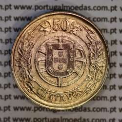 50 Centavos 1926 Bronze-Alumínio, $50 centavos 1926 Alumínio-Bronze Republica Portuguesa, (Bela), World Coins Portugal KM 575
