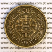 50 Centavos 1926 Bronze-Alumínio, $50 centavos 1926 Alumínio-Bronze Republica Portuguesa, (MBC+), World Coins Portugal KM 575 1
