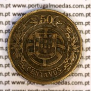 Portugal, coin of 50 Centavos 1926 Aluminium-bronze of Portuguese Republic, (VF), World Coins Portugal KM 575