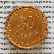 30 centavos 1958 bronze, $30 centavos 1958 Estado da Índia Portuguesa, (Bela-), World Coins India Portuguese KM 31