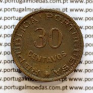 30 centavos 1958 bronze, $30 centavos 1958 Estado da Índia Portuguesa, (MBC+), World Coins India Portuguese KM 31