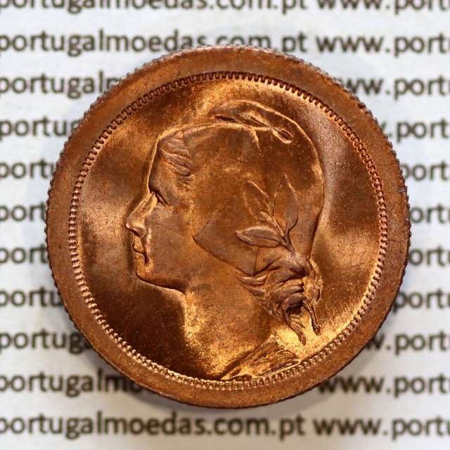 Portugal, Bronze coin of 10 centavos 1930, ten centavos 1930 of Portuguese Republic, (UNC), World Coins Portugal KM 573