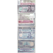 IRAQ - BATCH OF 6 DIFFERENT BANKNOTES - SERIES 1990-2002 (NOT CIRCULATE)