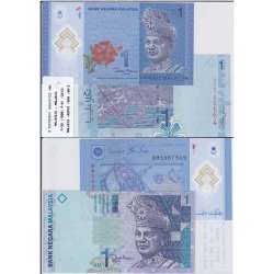 MALÁSIA - LOTE DE 2 NOTAS DIFERENTES - SERIE 1998-2012 ( NÃO CIRCULADAS )