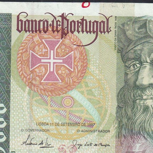 Nota de 5000 Escudos 1997 Vasco da Gama, 5000$00 11/09/1997 Chapa: 3 - Banco de Portugal (Circulada) - Pick 190