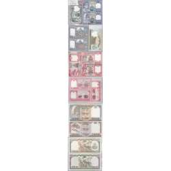 NEPAL - LOTE DE 8 NOTAS DIFERENTES - SERIE 1974-2012 (NÃO CIRCULADAS) NEPAL - LOTE DE 8 NOTAS DIFERENTES - SERIE 1974-2012 (NÃO CIRCULADAS)