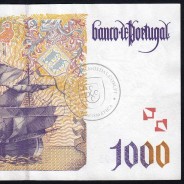 Nota de 1000 Escudos 2000 Pedro Alvares Cabral, 1000$00 07/11/2000 Chapa: 13 - Banco de Portugal (Circulada), Pick 188
