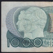 Nota de 1000 Escudos 1981 D.Pedro V, 1000$00 03/12/1981 Chapa: 11 - Banco de Portugal (Circulada)