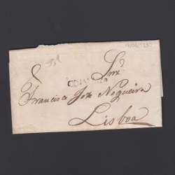 Carta Pré-Filatélica circulada de Coimbra para Lisboa datada de 17-04-1830