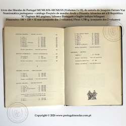The Coins of Portugal MCMLXIX–MCMLXX, J. Ferraro Vaz, Volume I & II, PVC-covered hardcover edition. 04