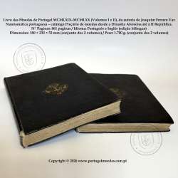 Livro das Moedas de Portugal MCMLXIX–MCMLXX, (1969–1970), Volume I + Volume II, da autoria de Joaquim Ferraro Vaz 02
