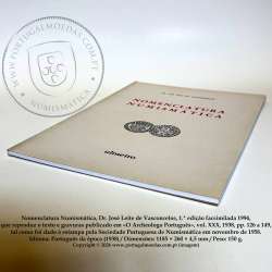 Nomenclatura Numismática, Dr. José Leite de Vasconcelos, 1.ª edição facsimilada 1994