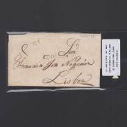 Carta Pré-Filatélica circulada de Coimbra para Lisboa datada de 17-04-1830