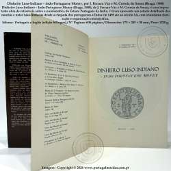 Indo-Portuguese Money, Dinheiro Luso-Indiano by J. Ferraro Vaz & M. Correia de Sousa, 1980, Portuguese India Coins and Banknotes