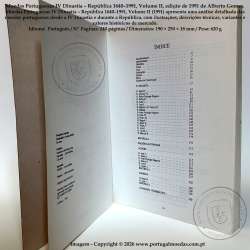 Moedas Portuguesas IV Dinastia – República 1640–1991, Volume II, edição de 1991 de Alberto Gomes 4